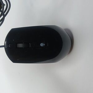 Alienware USB Wired Laser Mouse Scroll Corded Scrollwheel KKMH5 Black